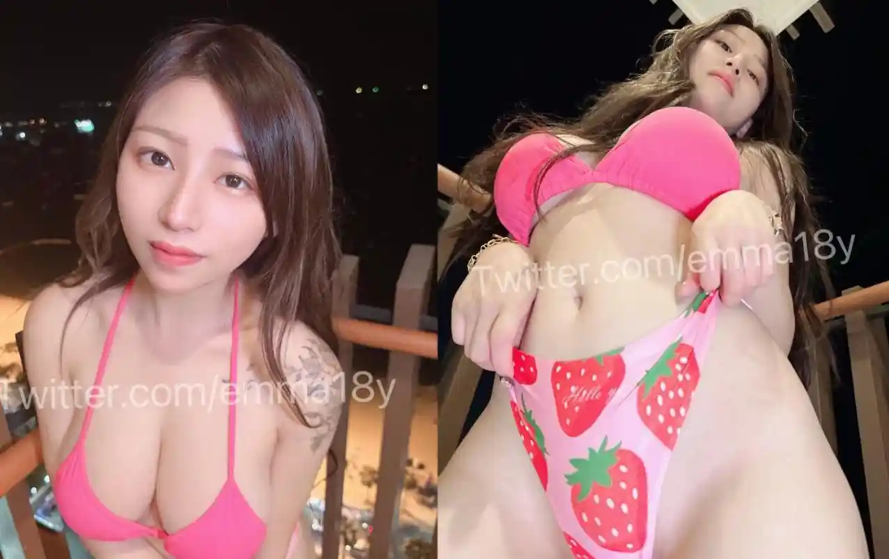 情欲泰国芭达雅被摄影师吃掉草莓 - 艾玛Emma